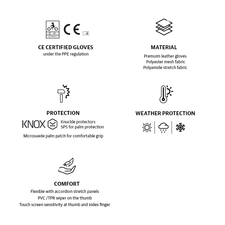 gloves specifications