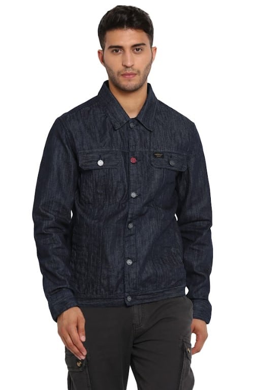 CLASSIC TRUCKER JACKET DK BLUE 24 99 89