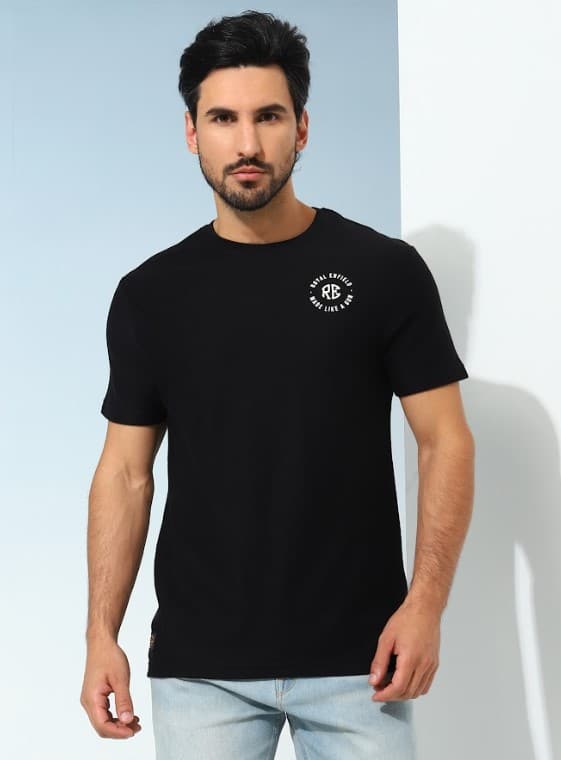 HD BRANDED T SHIRT BLACK 9 13 29