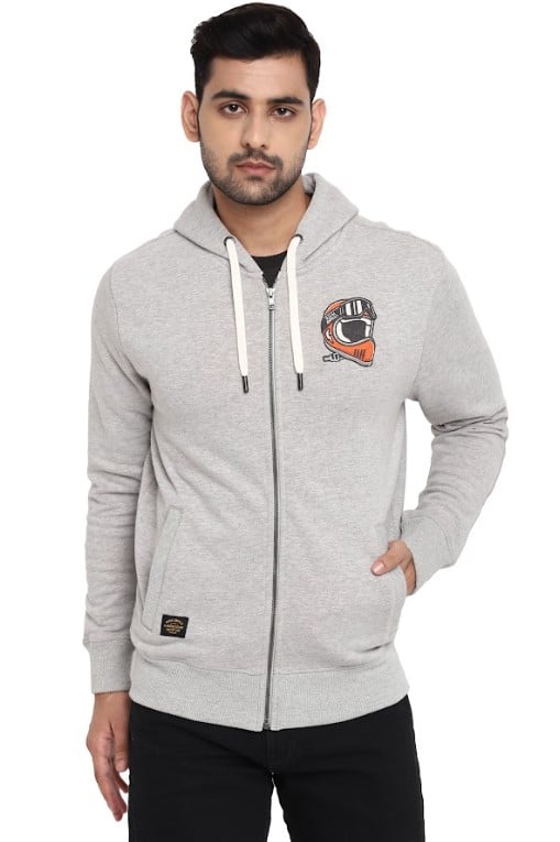 RIDERS HOODED SWEA MEL ORANGE 22 88 79