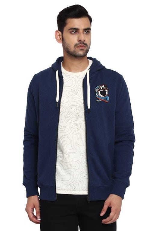 RIDERS HOODED SWEAT NAVY EMERALD 24 99 79