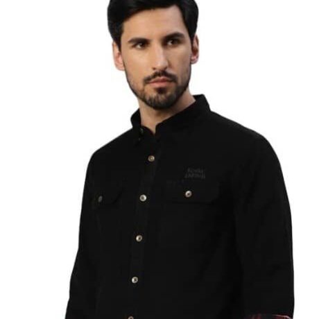 CORDUROY FLANNEL LINED BLACK 29 96 89