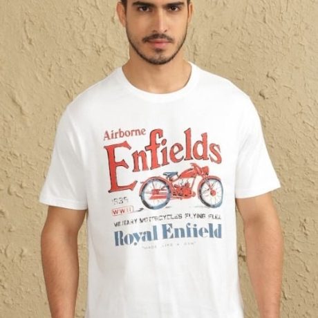ENFIELD VINTAGE GRAPHIC TS WHITE 7 46 25