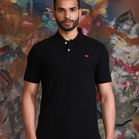 SLUB PIQUE POLO BLACK 13 57 45