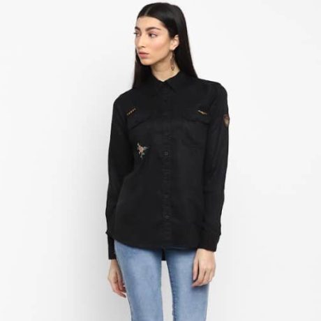 TENCEL SHIRT CHARCOAL 18 49 69