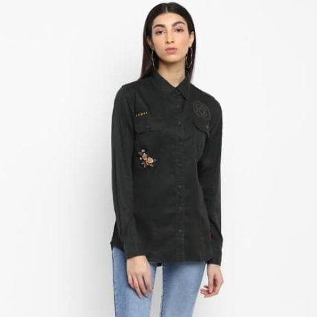 TENCEL SHIRT OLIVE 18 49 69