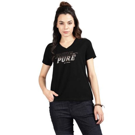 TSA240035 Ride Pure Women s T Shirt Black 1 270325091536
